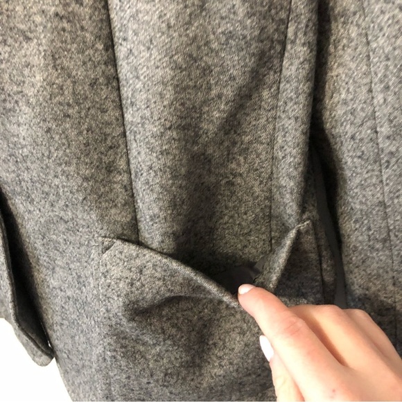 Talbots Gray Wool Blazer - Picture 5 of 9